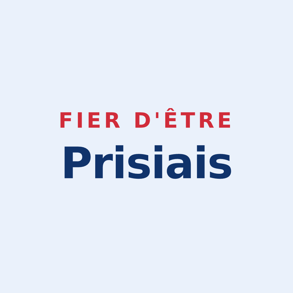 Sticker « Fier d'être Prisiais » — design pour Périers