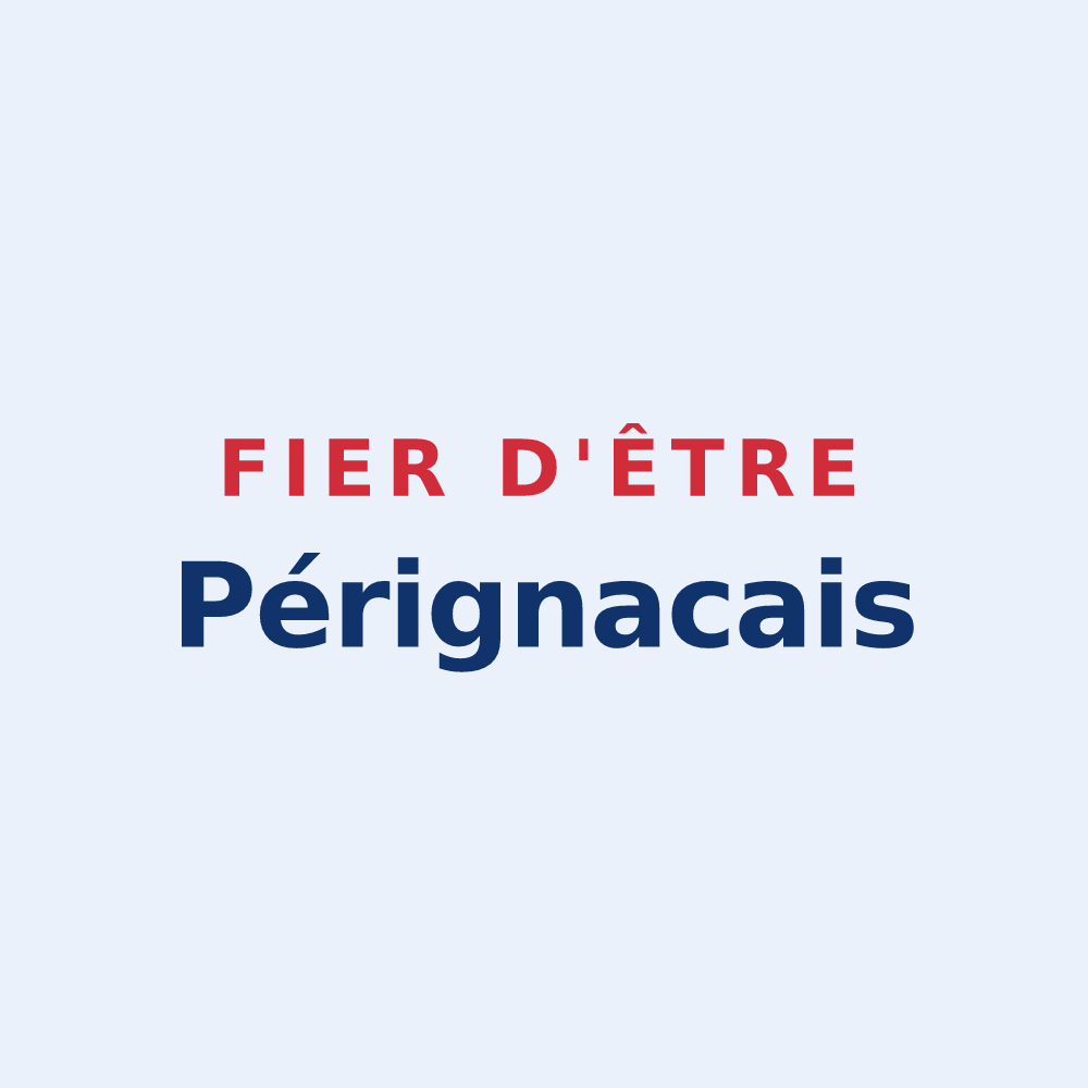 Sticker « Fier d'être Pérignacais » — design pour Pérignac
