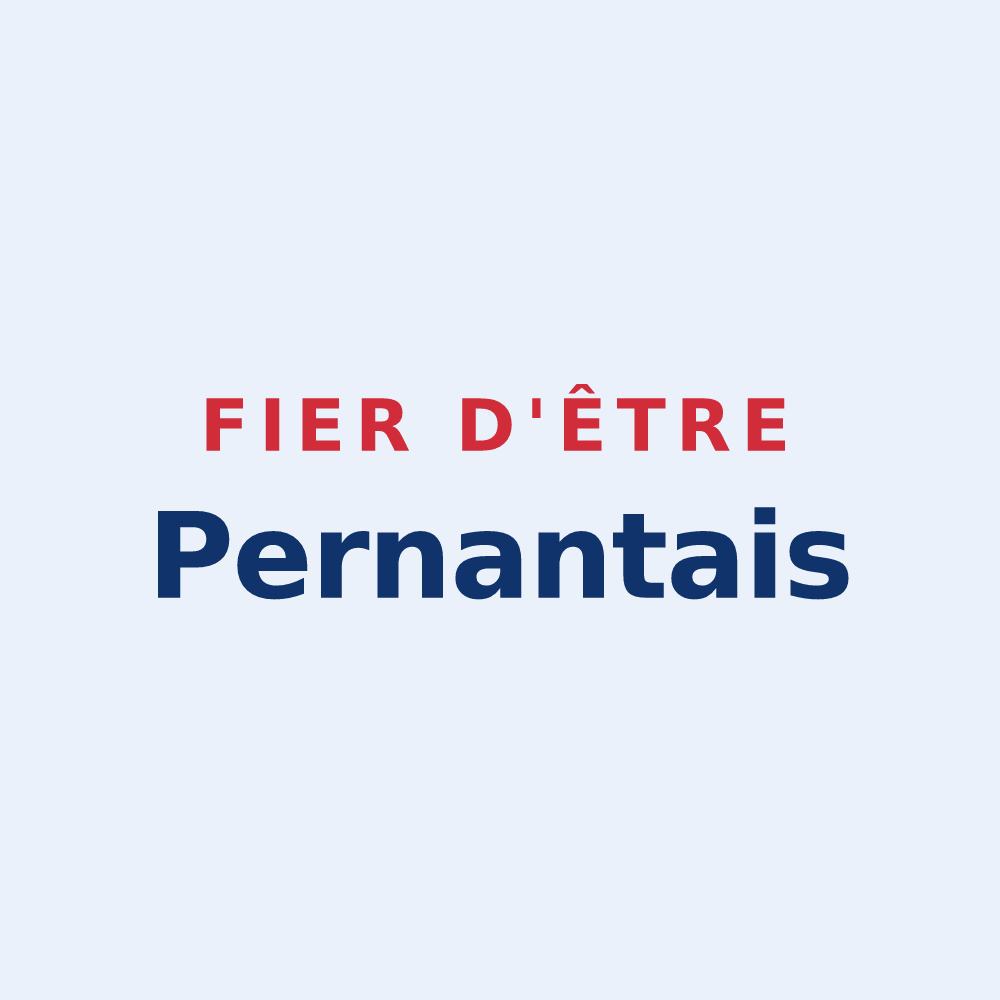 Sticker « Fier d'être Pernantais » — design pour Pernant