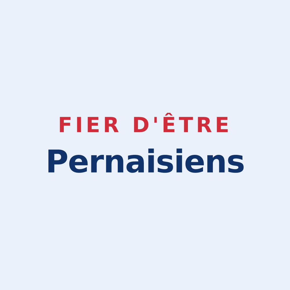 Sticker « Fier d'être Pernaisiens » — design pour Pernay