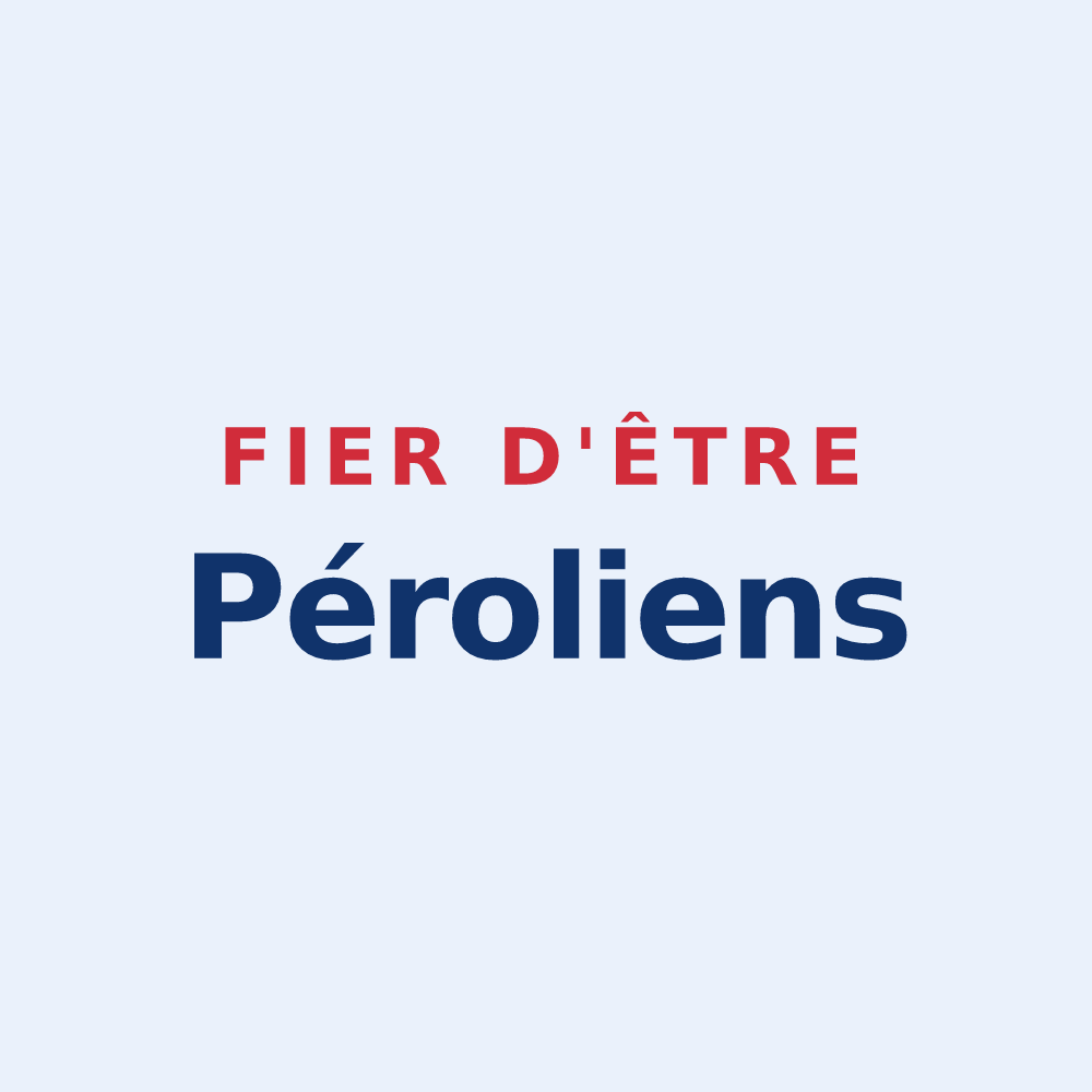 Sticker « Fier d'être Péroliens » — design pour Pérols