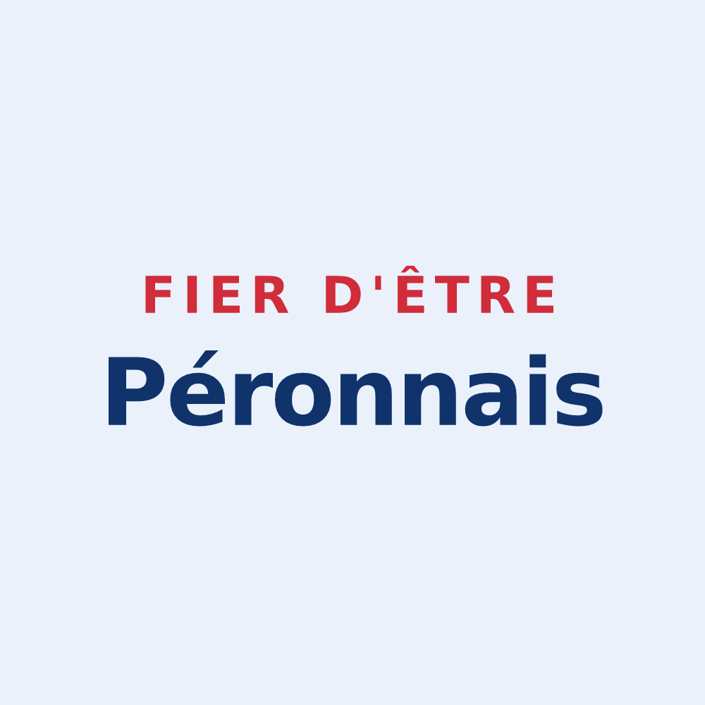 Sticker « Fier d'être Péronnais » — design pour Péron