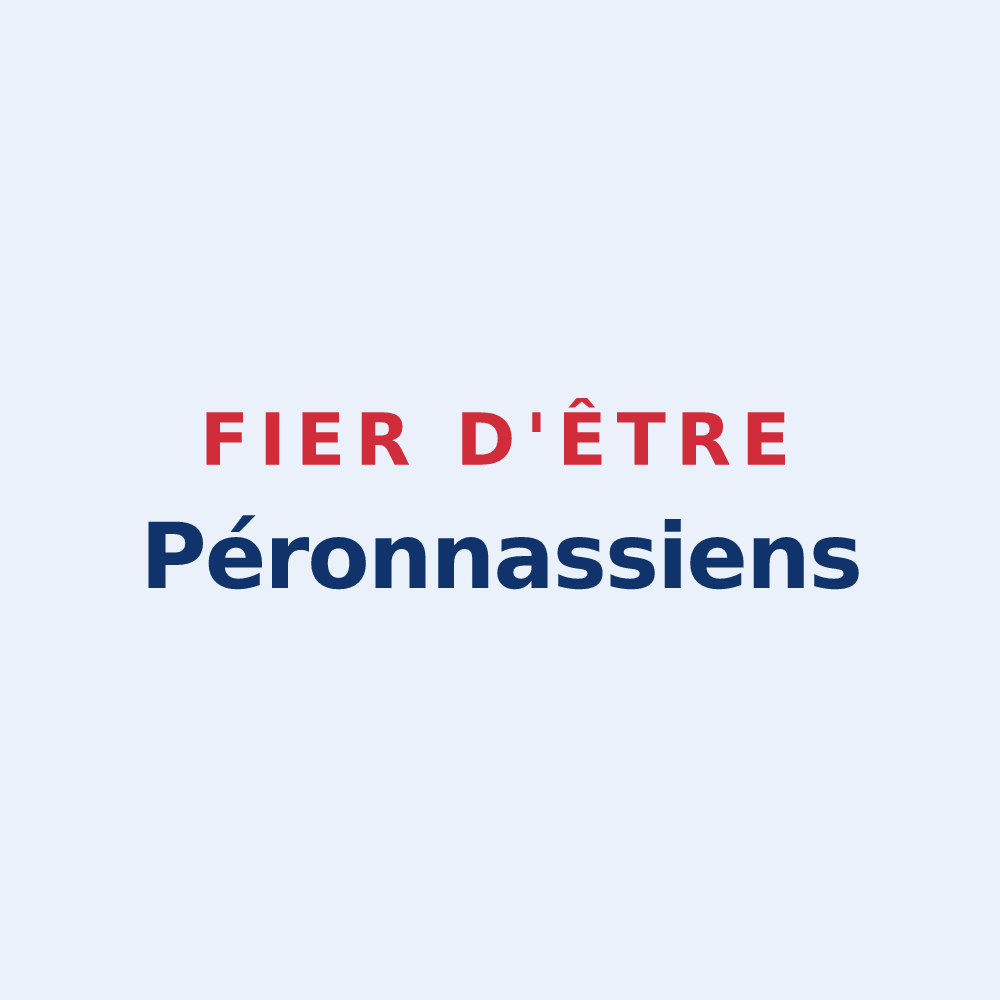 Sticker « Fier d'être Péronnassiens » — design pour Péronnas