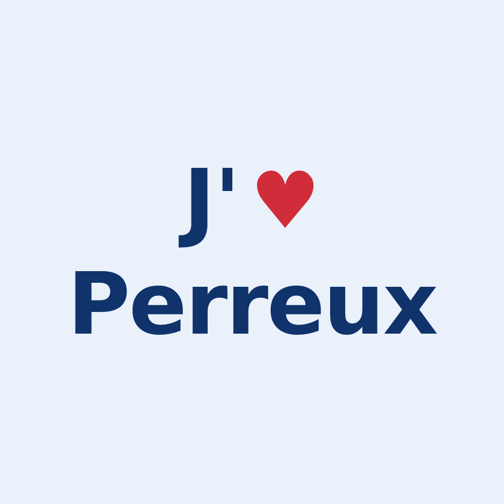 Sticker personnalisé Perreux — design J'aime Perreux