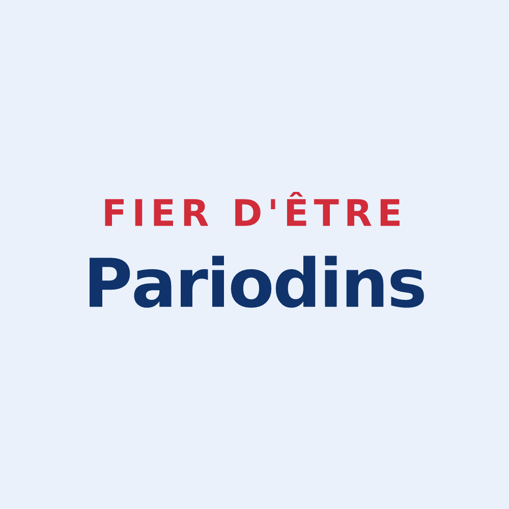 Sticker « Fier d'être Pariodins » — design pour Perreux