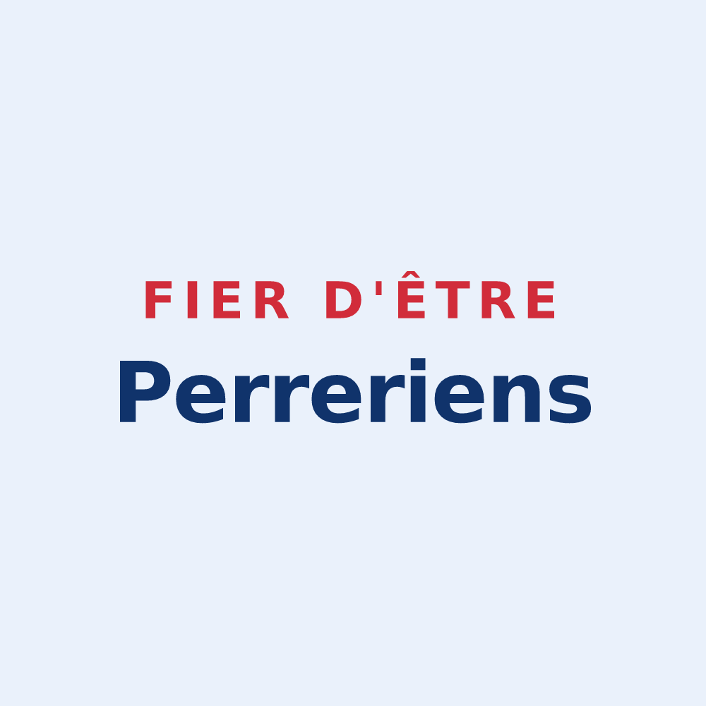 Sticker « Fier d'être Perreriens » — design pour Perrières