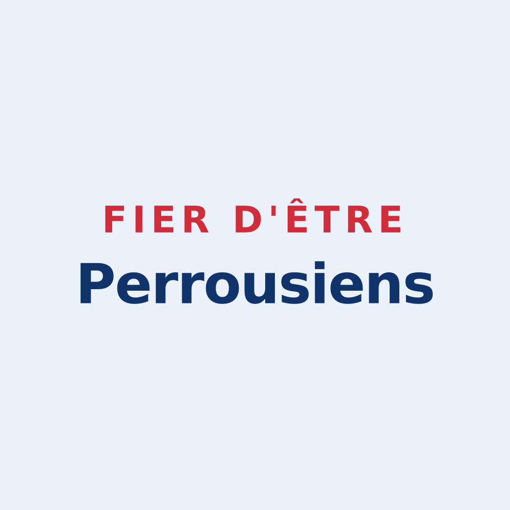 Sticker « Fier d'être Perrousiens » — design pour Perrouse