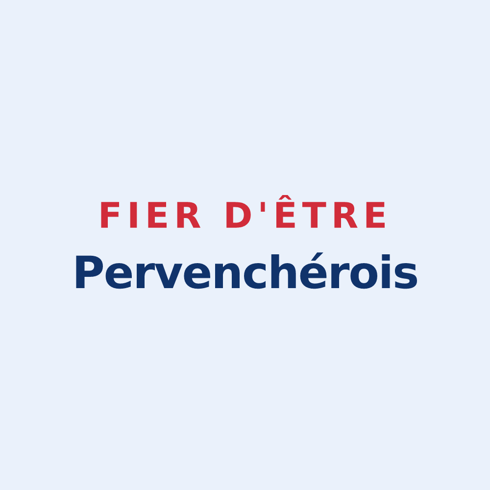Sticker « Fier d'être Pervenchérois » — design pour Pervenchères