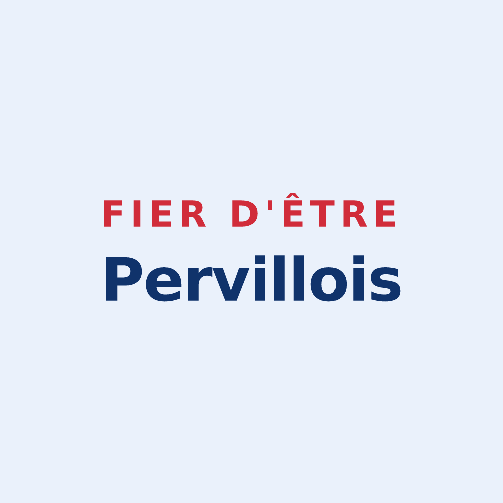 Sticker « Fier d'être Pervillois » — design pour Perville