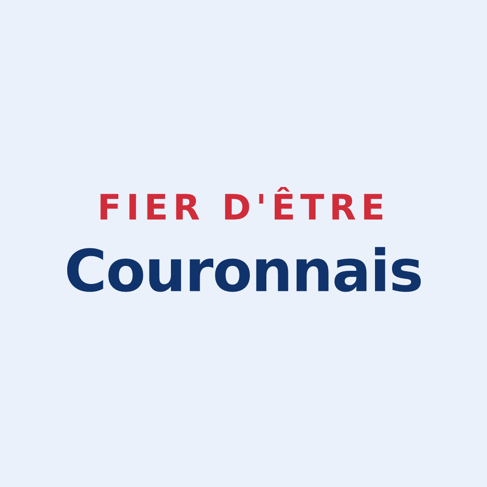Sticker « Fier d'être Couronnais » — design pour Petit-Couronne