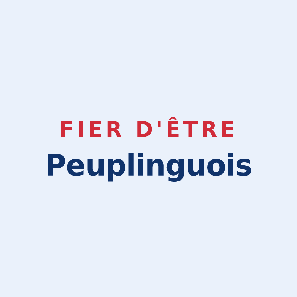 Sticker « Fier d'être Peuplinguois » — design pour Peuplingues