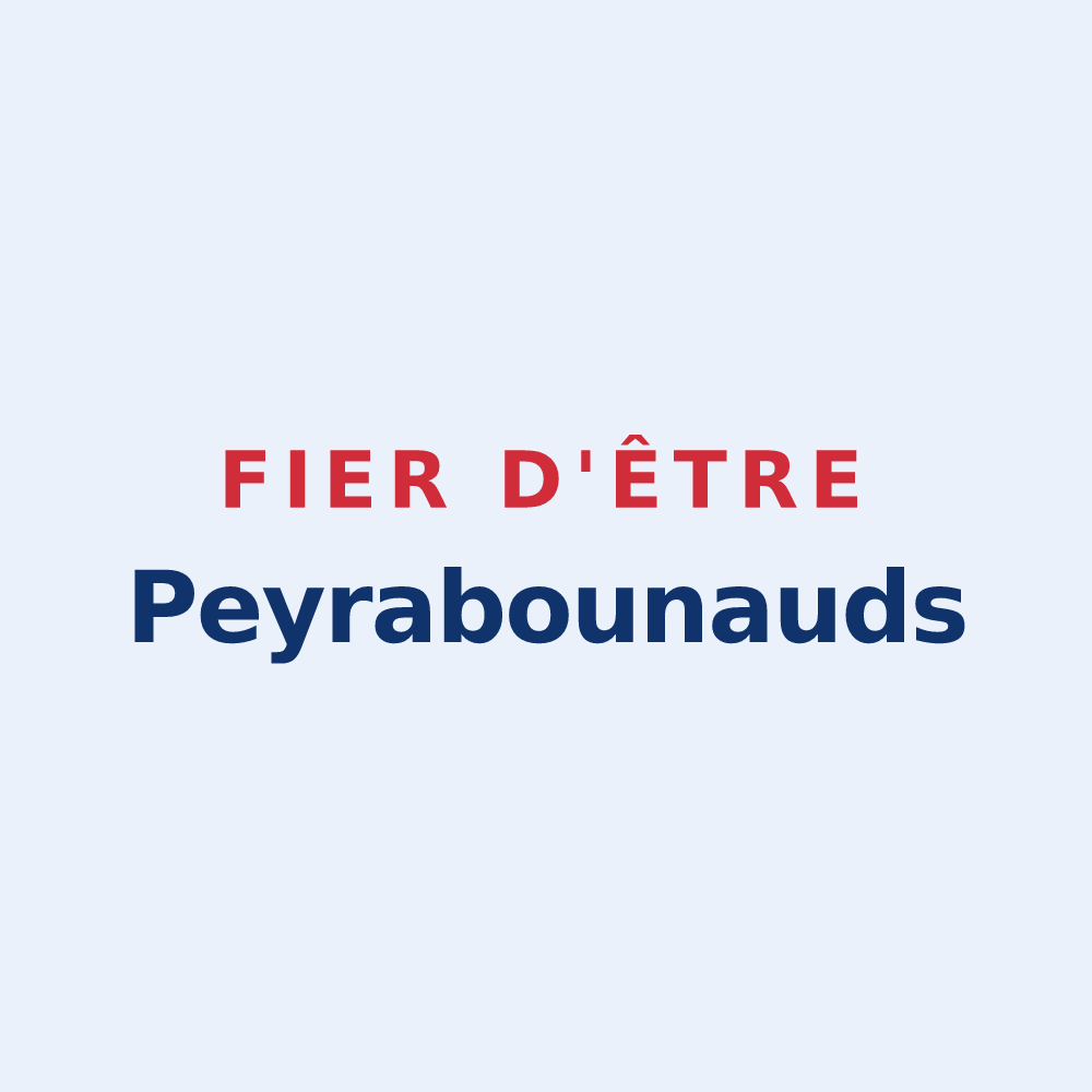 Sticker « Fier d'être Peyrabounauds » — design pour Peyrabout