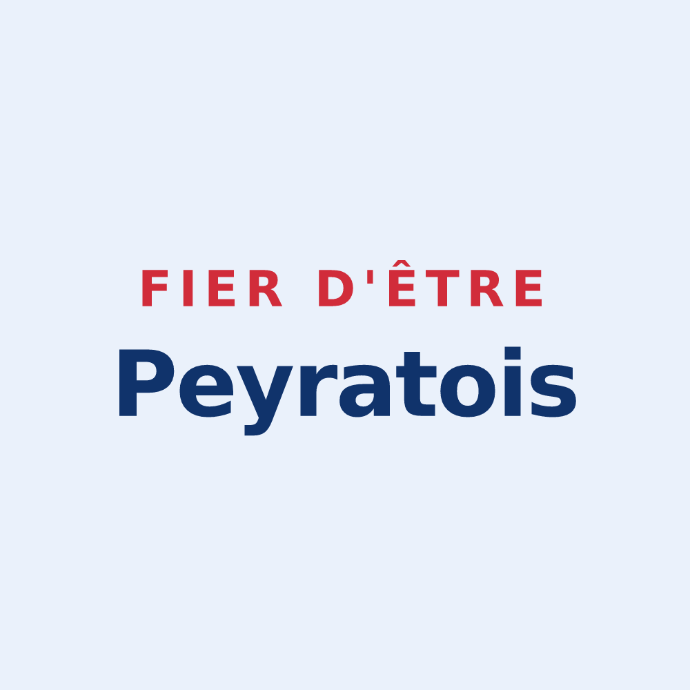 Sticker « Fier d'être Peyratois » — design pour Peyrat-la-Nonière