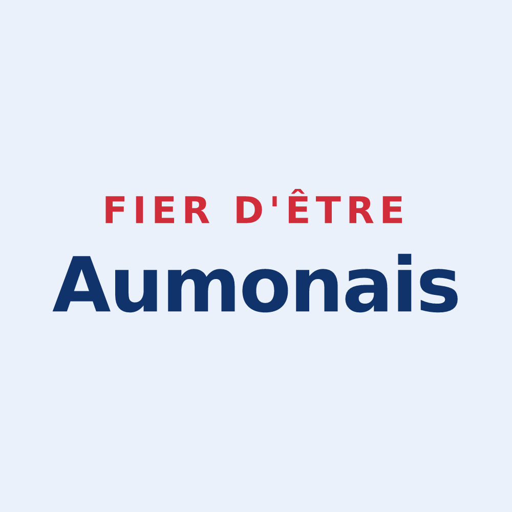 Sticker « Fier d'être Aumonais » — design pour Peyre en Aubrac
