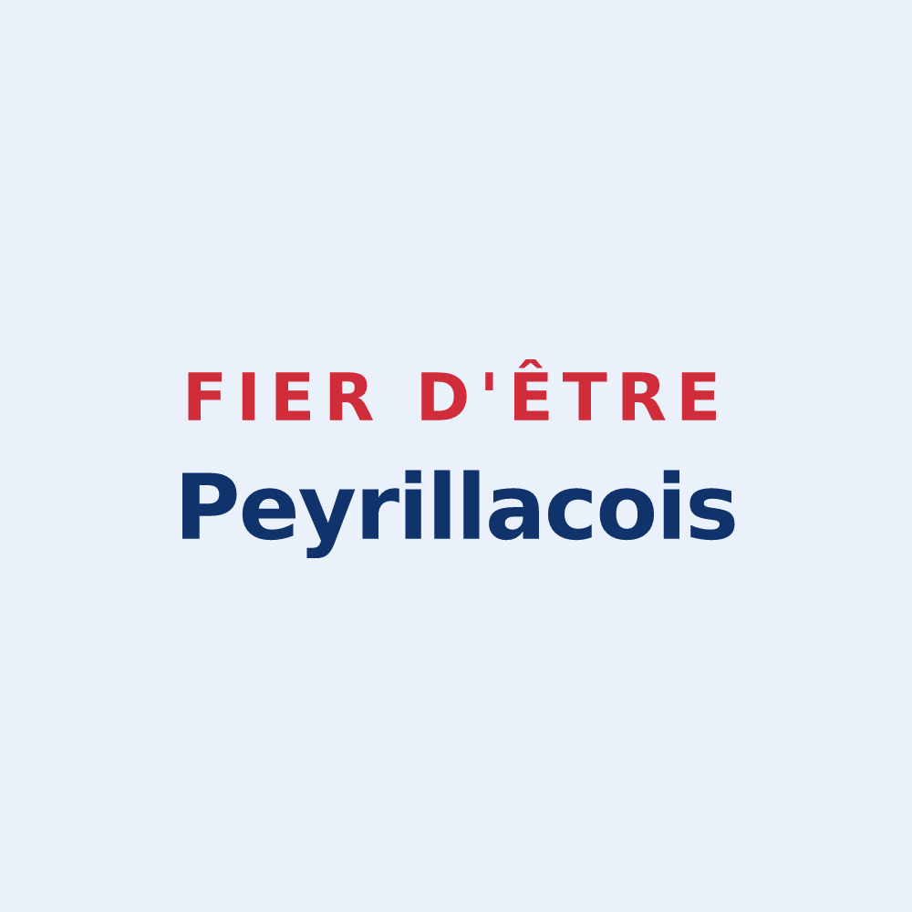 Sticker « Fier d'être Peyrillacois » — design pour Peyrilles