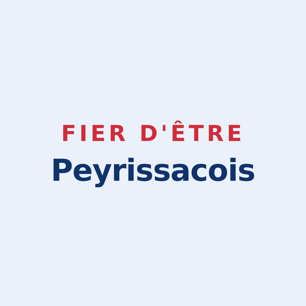Sticker « Fier d'être Peyrissacois » — design pour Peyrissac