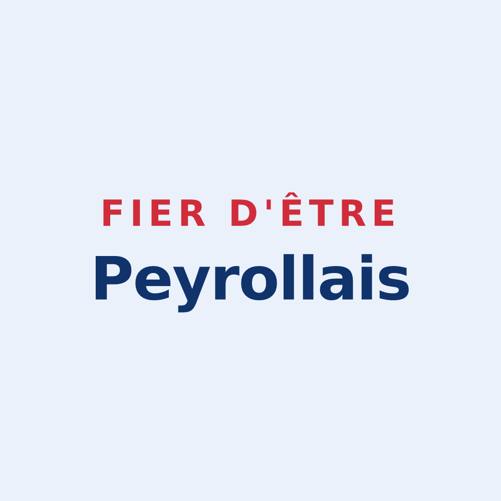 Sticker « Fier d'être Peyrollais » — design pour Peyrolles-en-Provence