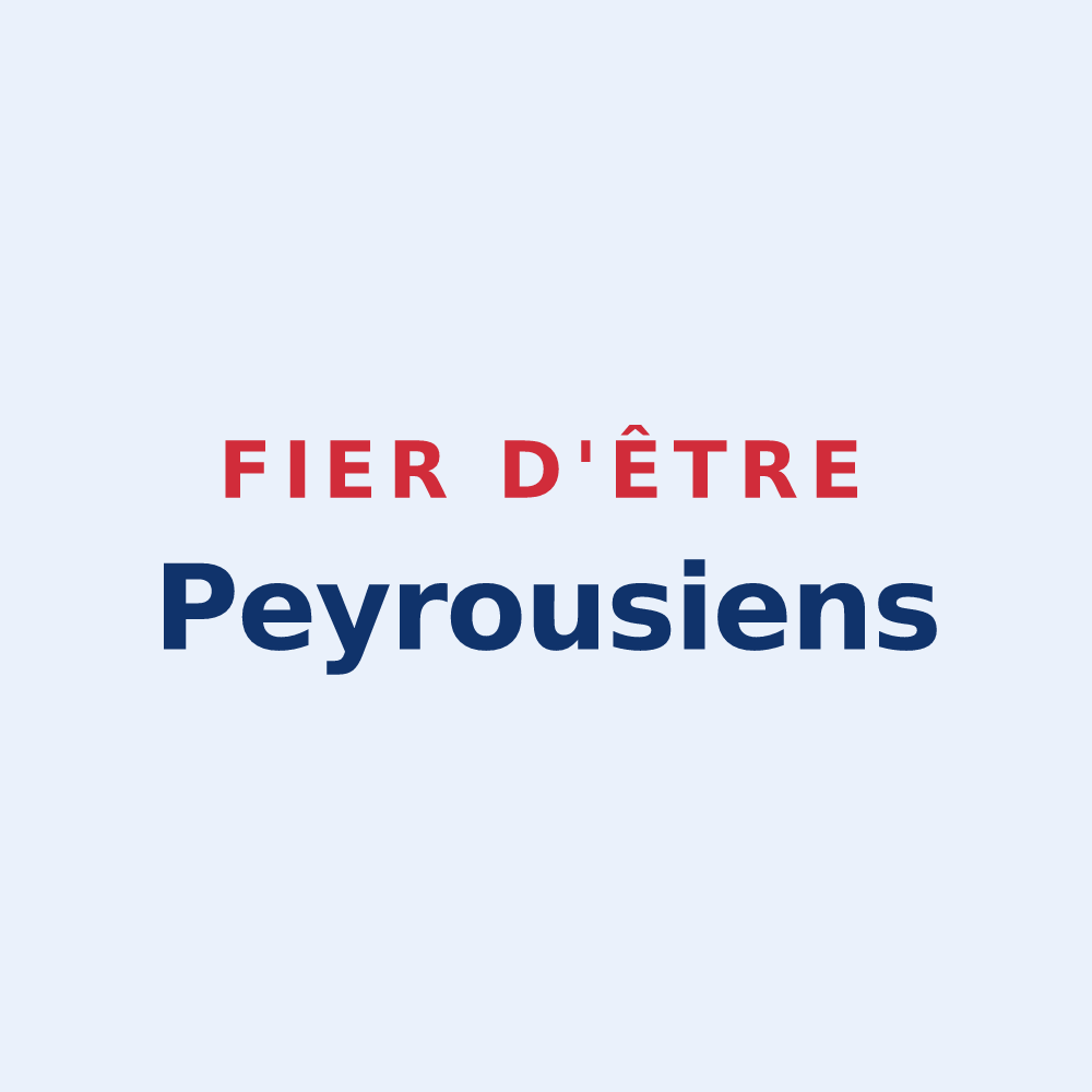 Sticker « Fier d'être Peyrousiens » — design pour Peyrouse