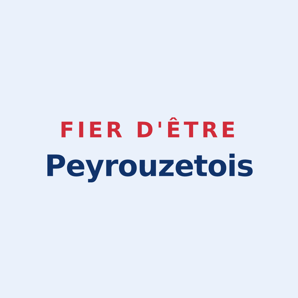 Sticker « Fier d'être Peyrouzetois » — design pour Peyrouzet