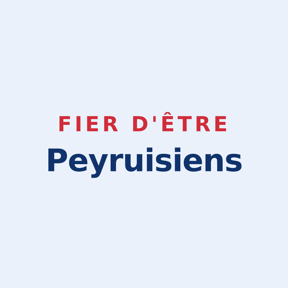 Sticker « Fier d'être Peyruisiens » — design pour Peyruis