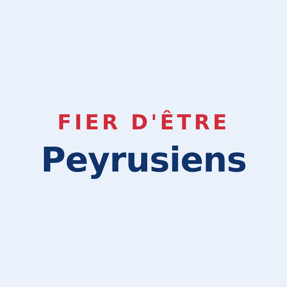 Sticker « Fier d'être Peyrusiens » — design pour Peyrus