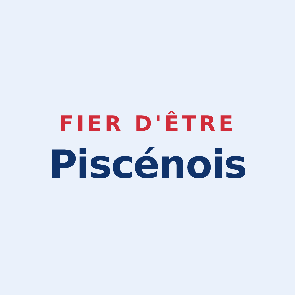 Sticker « Fier d'être Piscénois » — design pour Pézenas