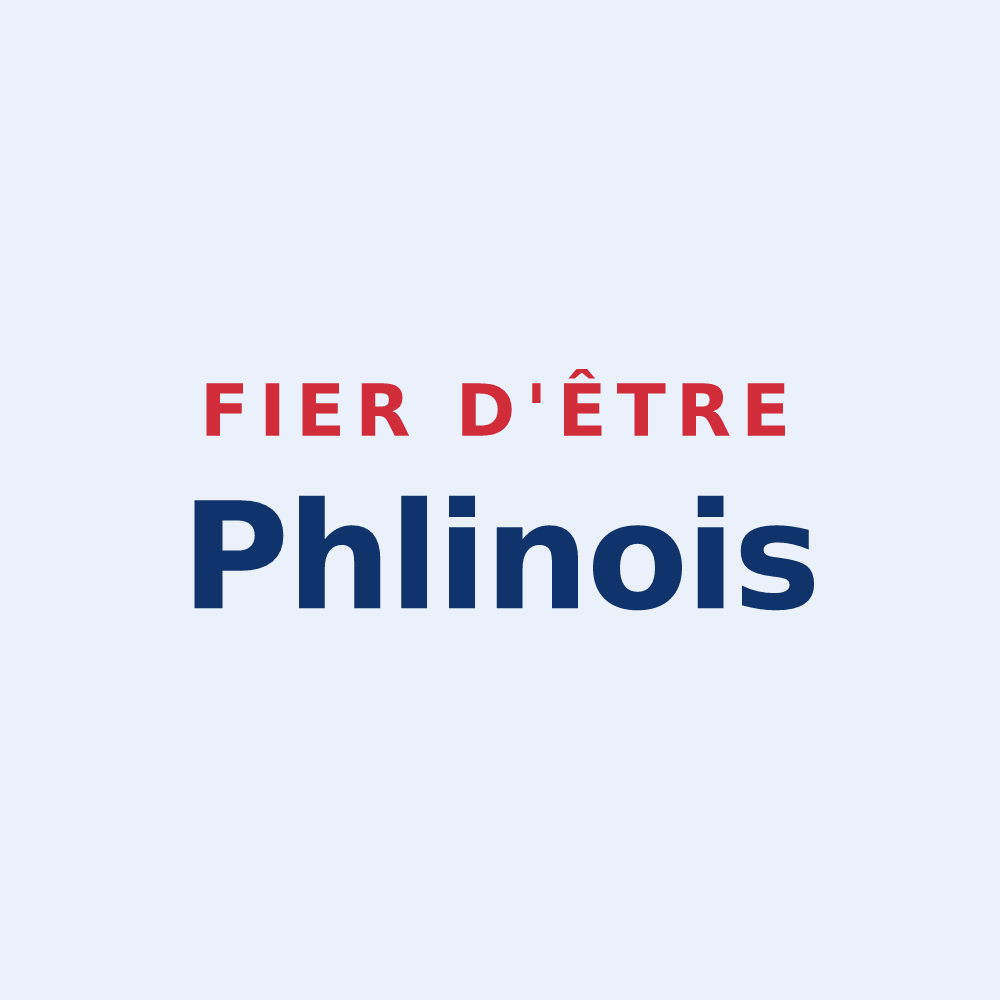 Sticker « Fier d'être Phlinois » — design pour Phlin
