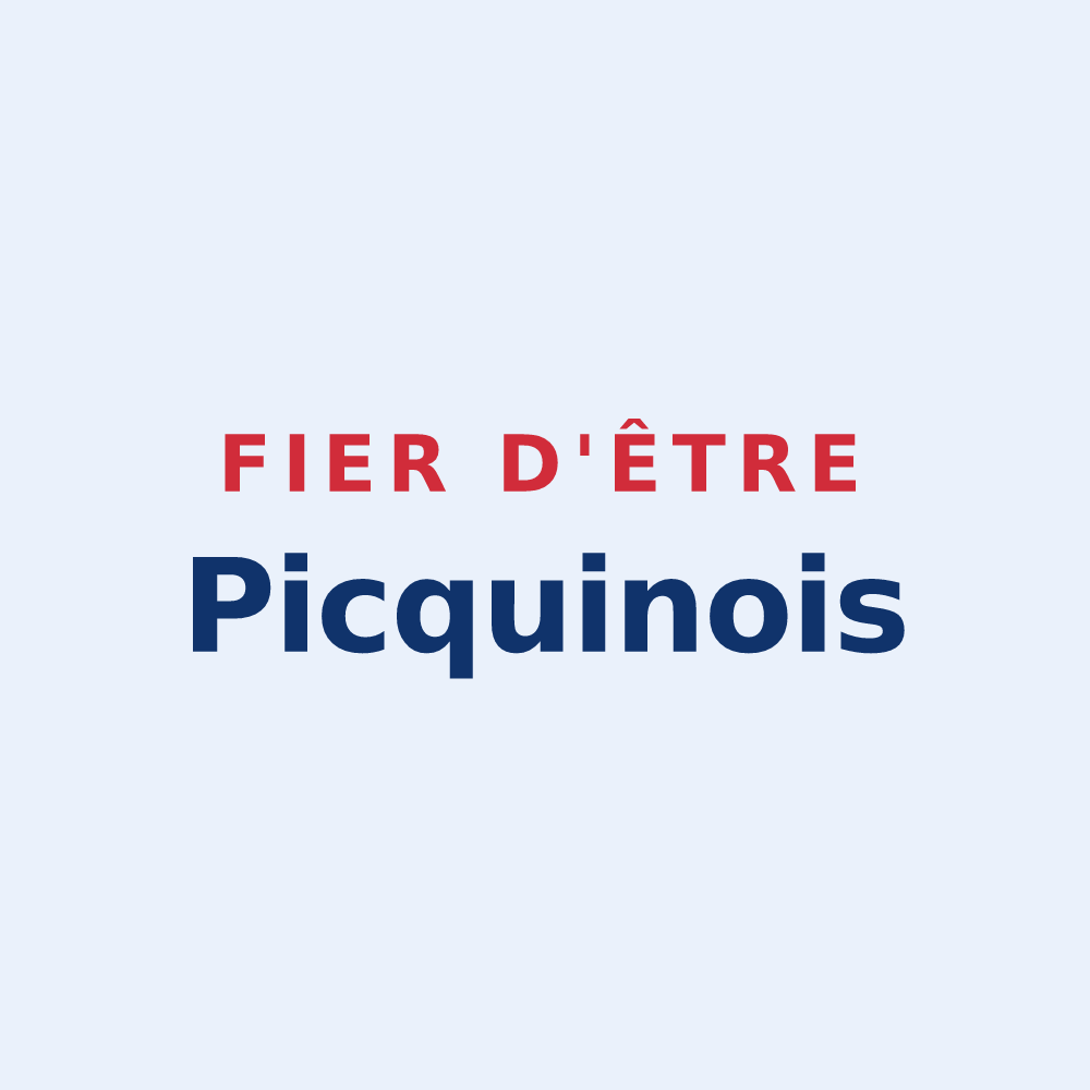 Sticker « Fier d'être Picquinois » — design pour Picquigny