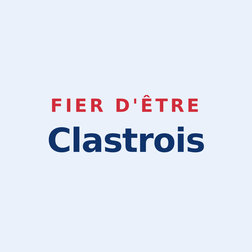 Sticker « Fier d'être Clastrois » — design pour Piégros-la-Clastre
