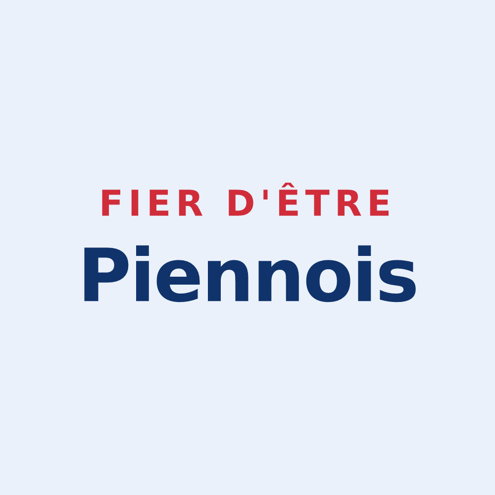 Sticker « Fier d'être Piennois » — design pour Piennes-Onvillers