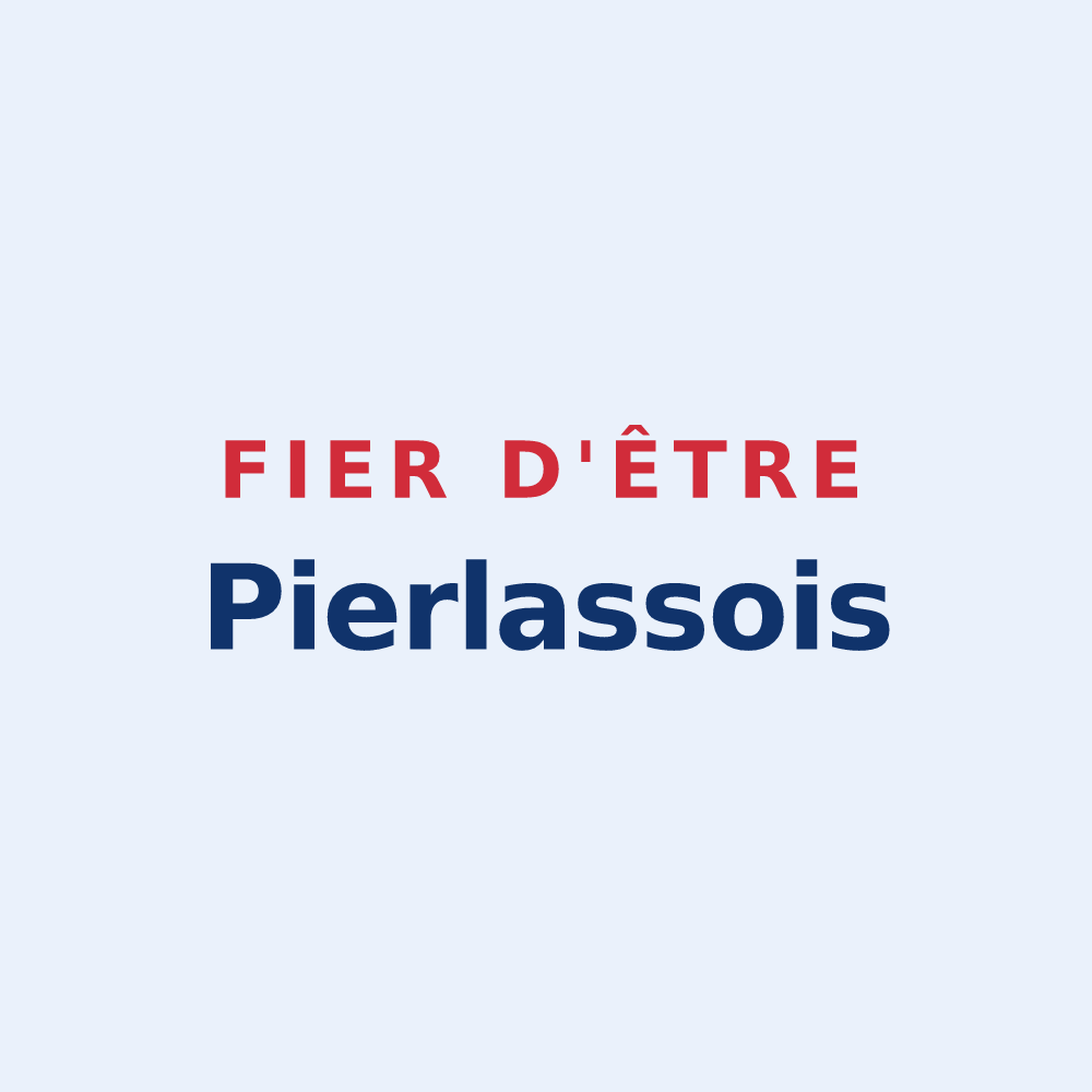 Sticker « Fier d'être Pierlassois » — design pour Pierlas