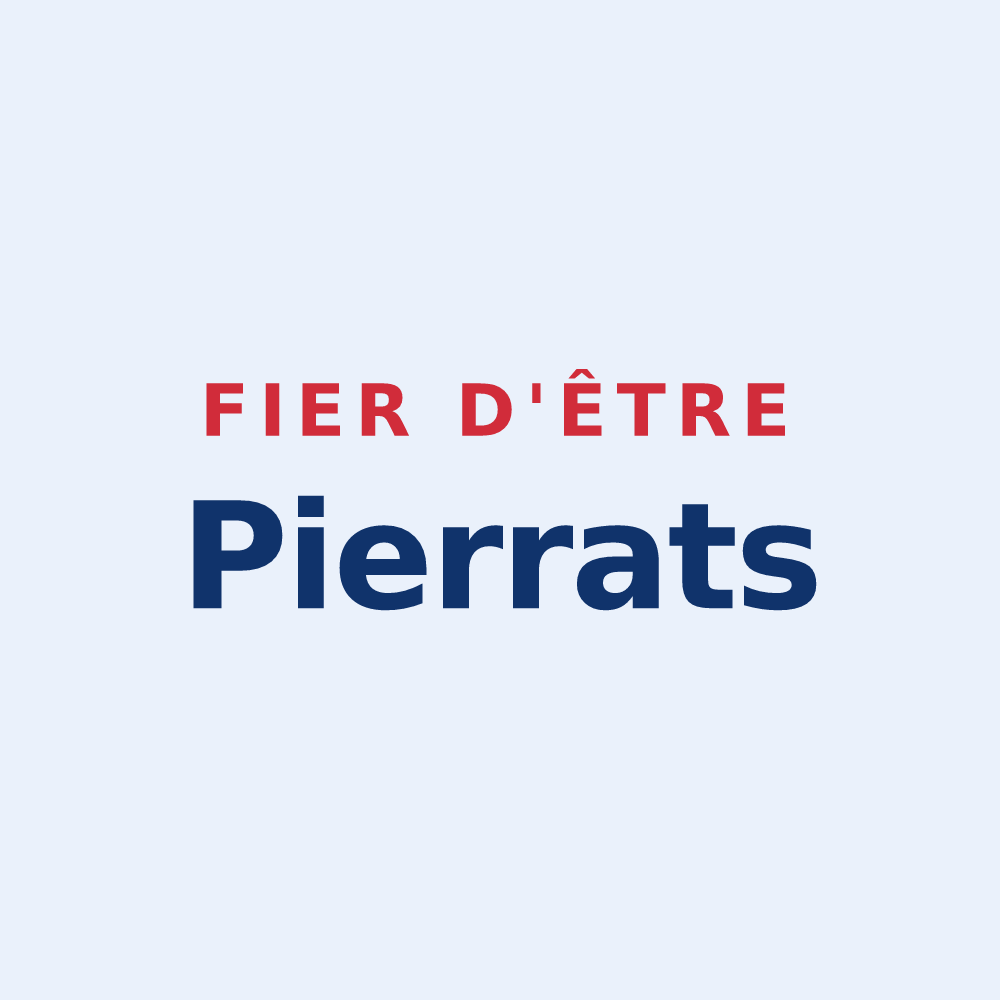 Sticker « Fier d'être Pierrats » — design pour Pierre-la-Treiche