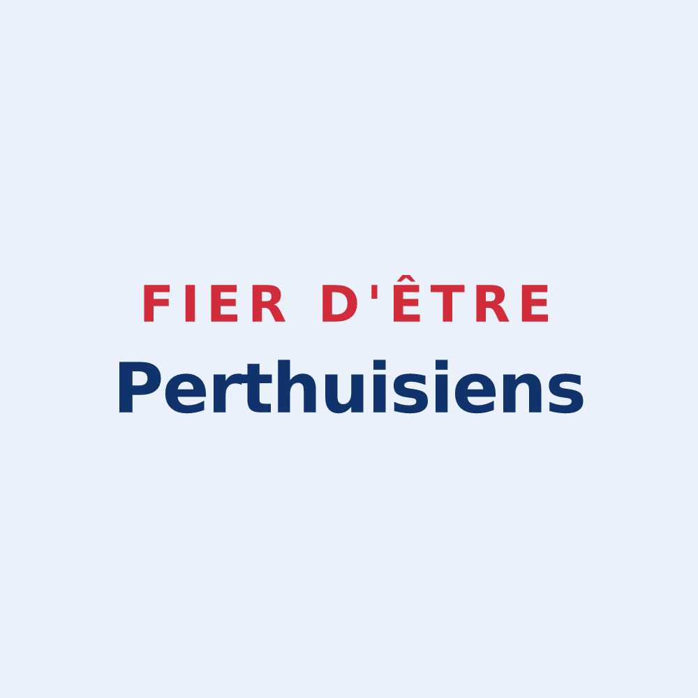 Sticker « Fier d'être Perthuisiens » — design pour Pierre-Perthuis