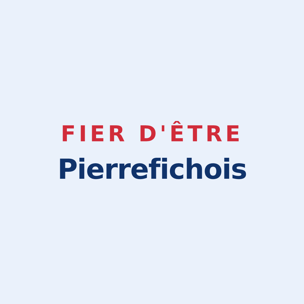 Sticker « Fier d'être Pierrefichois » — design pour Pierrefiche