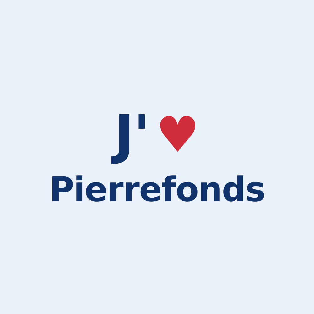 Sticker personnalisé Pierrefonds — design J'aime Pierrefonds