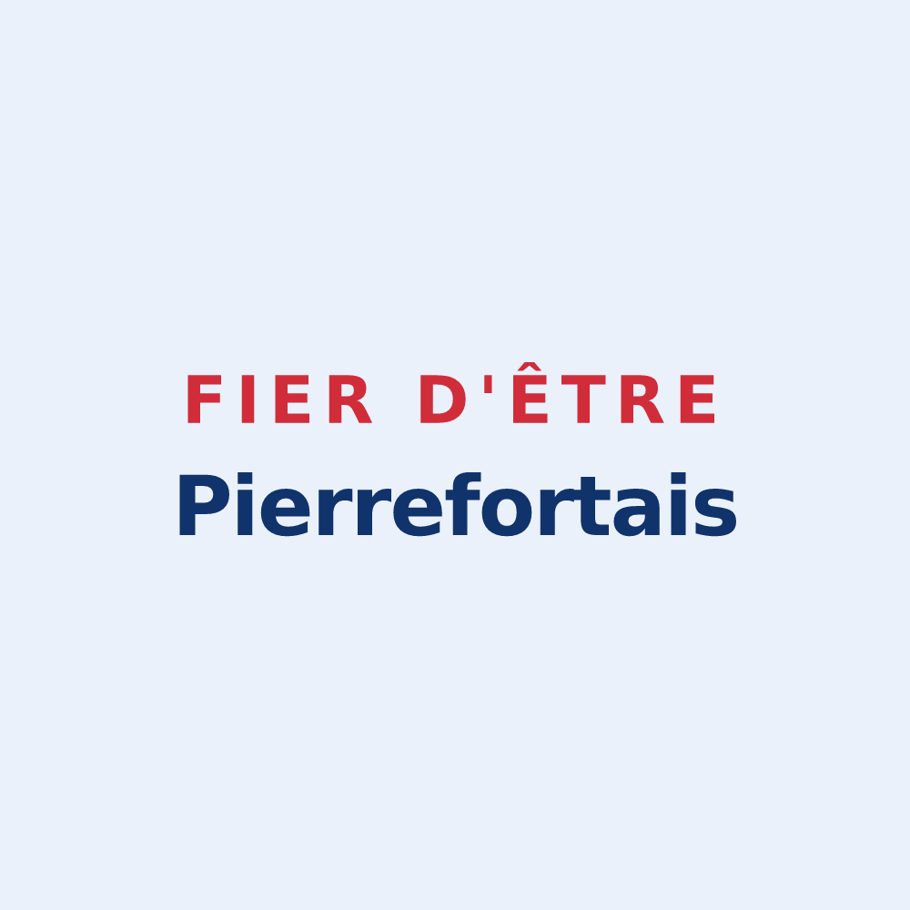 Sticker « Fier d'être Pierrefortais » — design pour Pierrefort