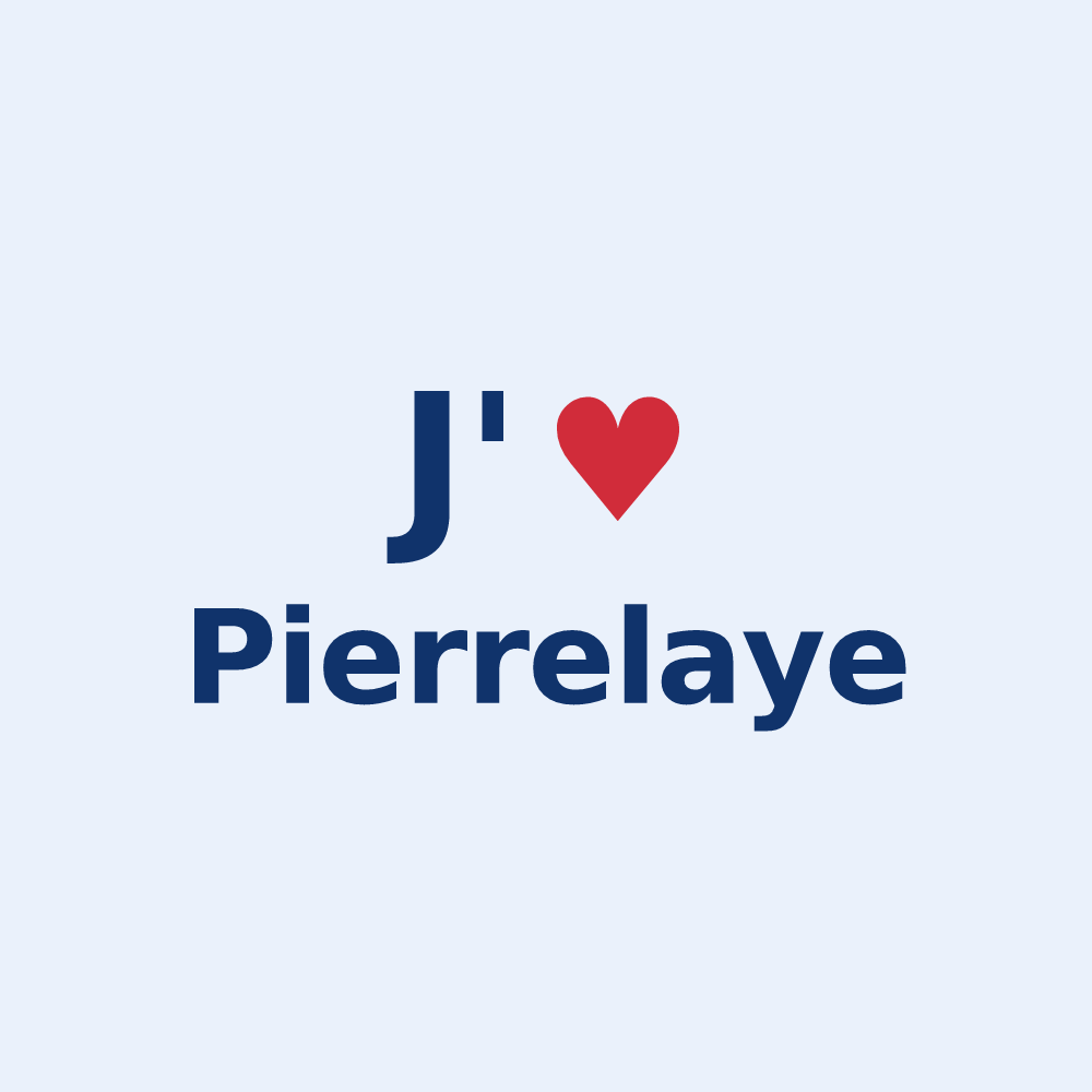 Sticker personnalisé Pierrelaye — design J'aime Pierrelaye