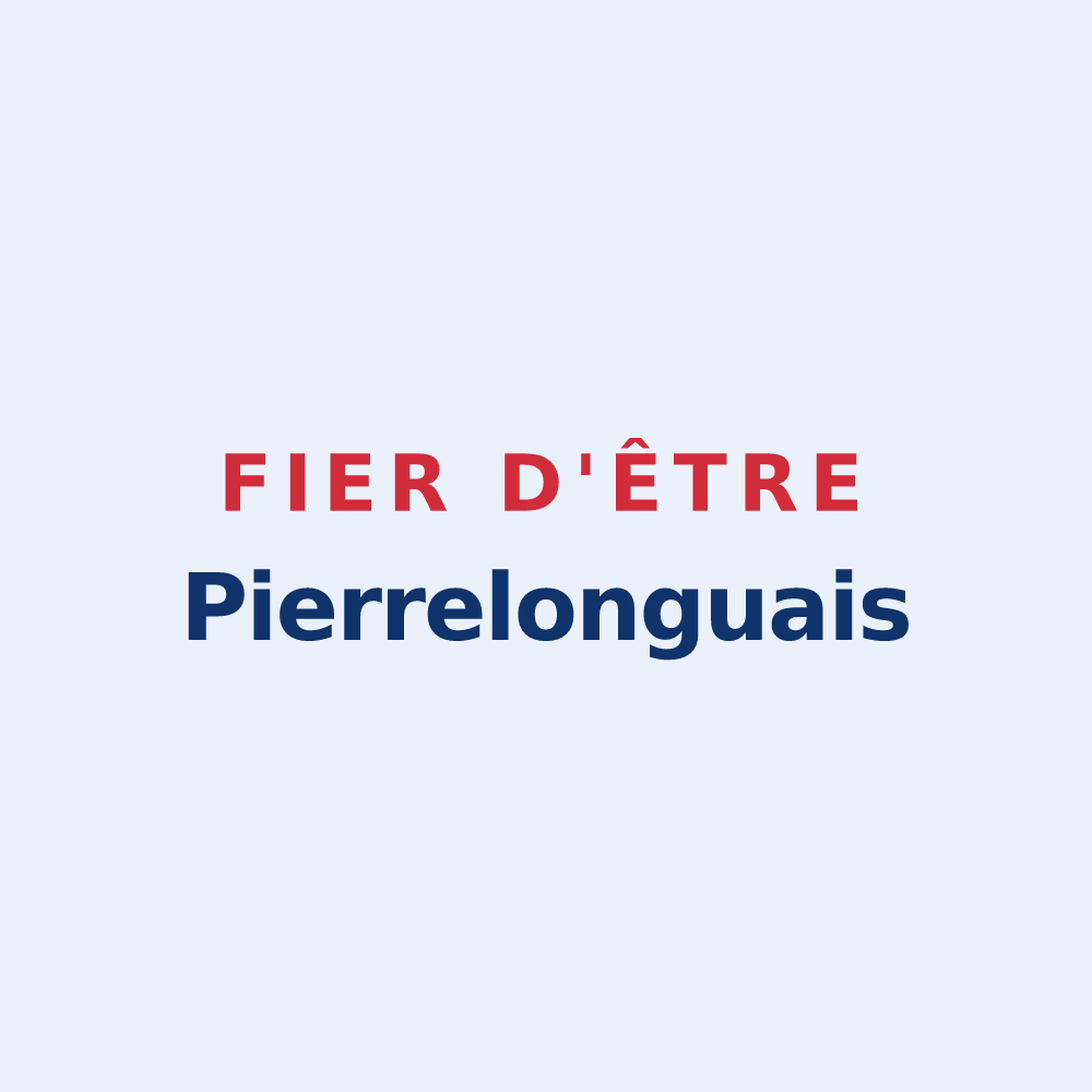 Sticker « Fier d'être Pierrelonguais » — design pour Pierrelongue