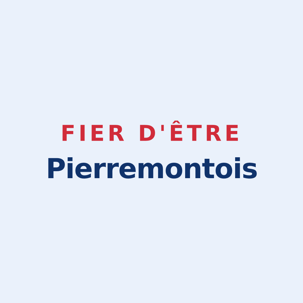 Sticker « Fier d'être Pierremontois » — design pour Pierremont
