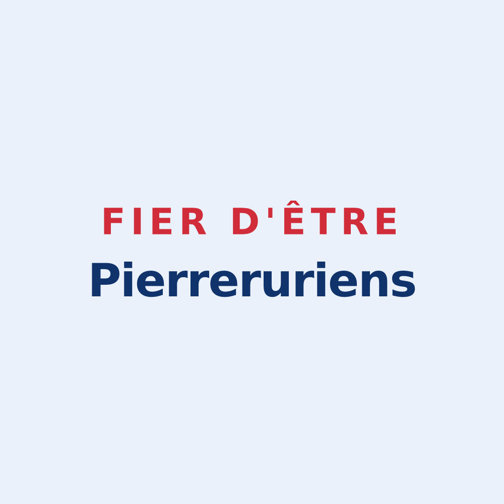 Sticker « Fier d'être Pierreruriens » — design pour Pierrerue