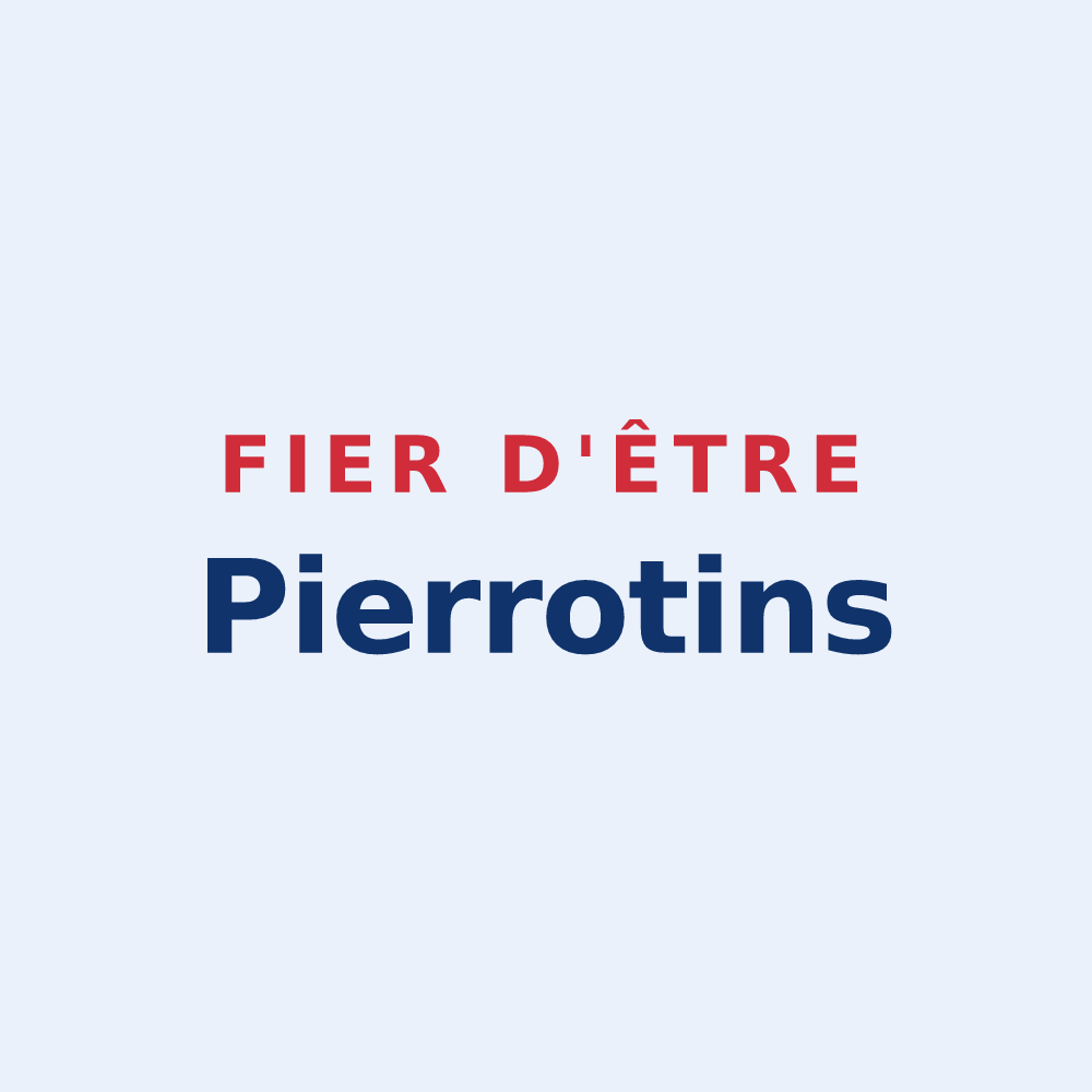 Sticker « Fier d'être Pierrotins » — design pour Pierres