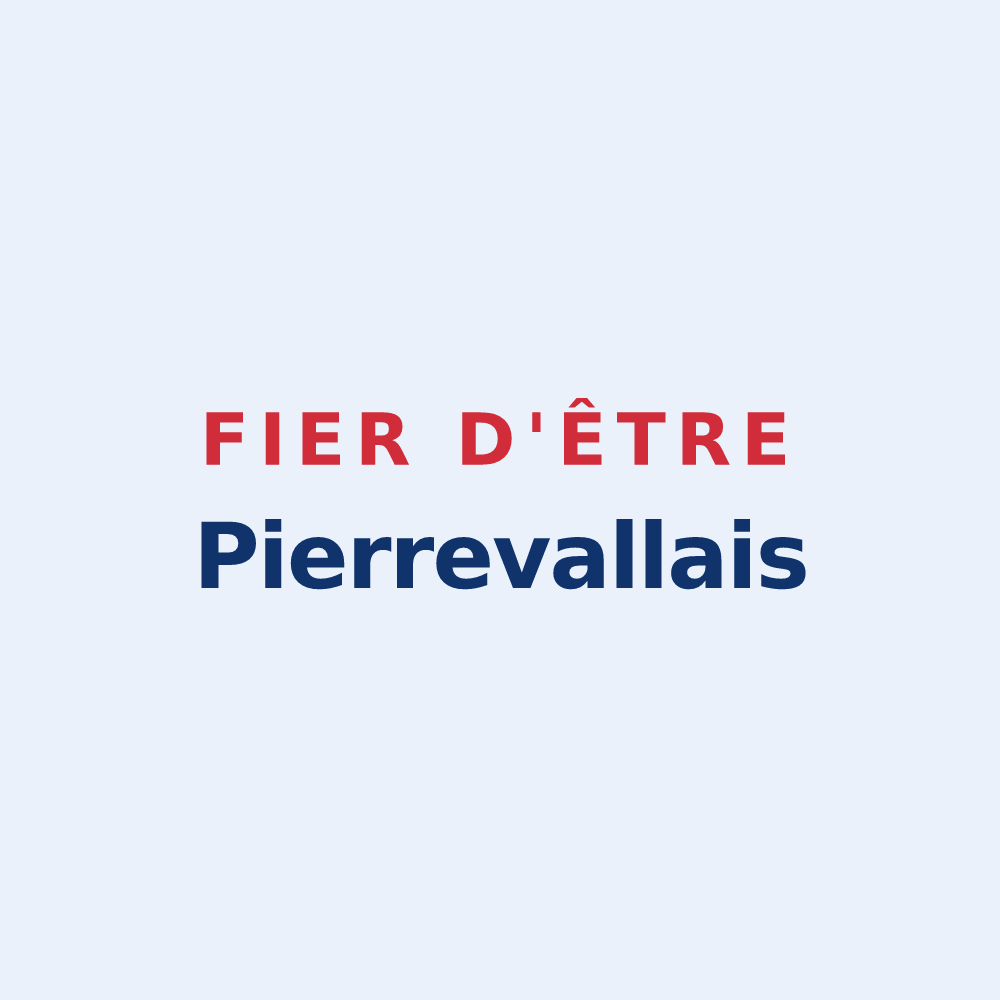 Sticker « Fier d'être Pierrevallais » — design pour Pierreval
