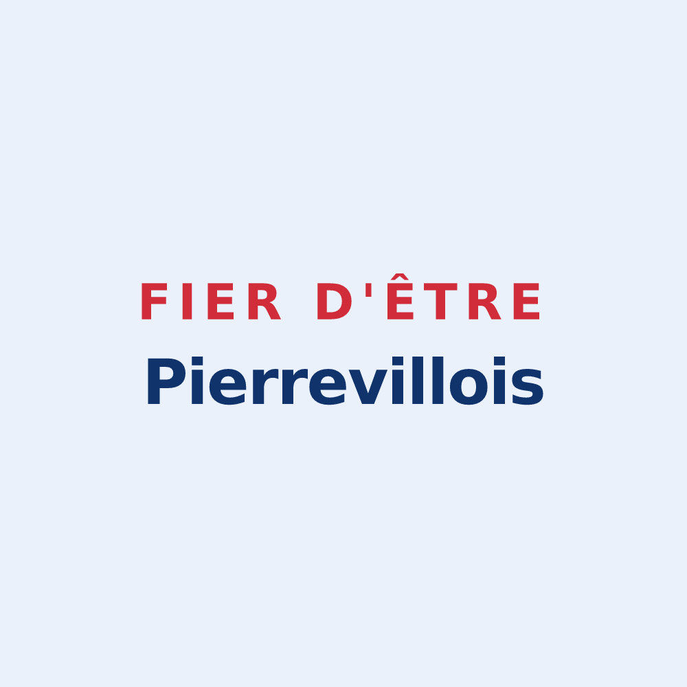 Sticker « Fier d'être Pierrevillois » — design pour Pierreville