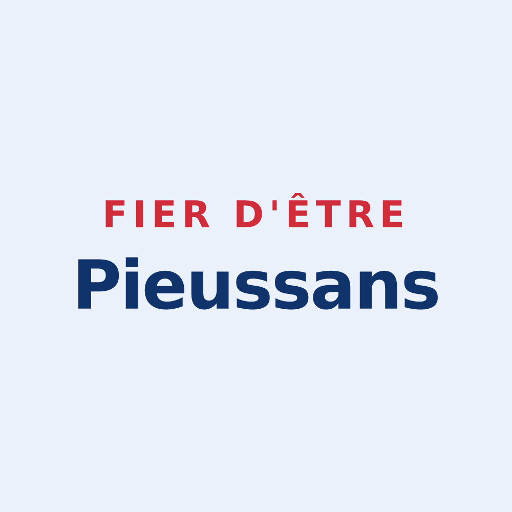Sticker « Fier d'être Pieussans » — design pour Pieusse