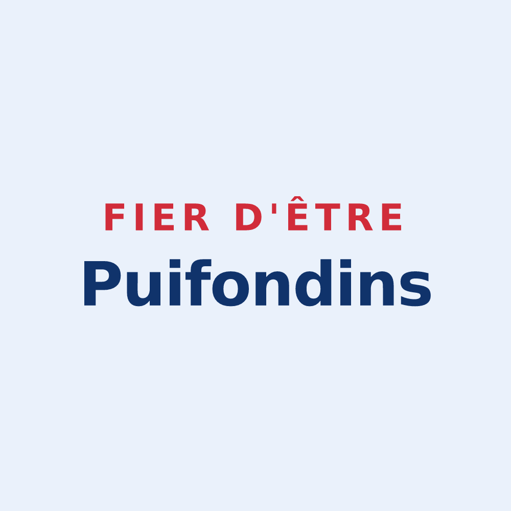Sticker « Fier d'être Puifondins » — design pour Piffonds