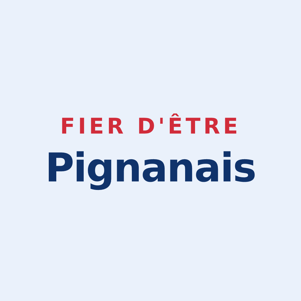 Sticker « Fier d'être Pignanais » — design pour Pignan