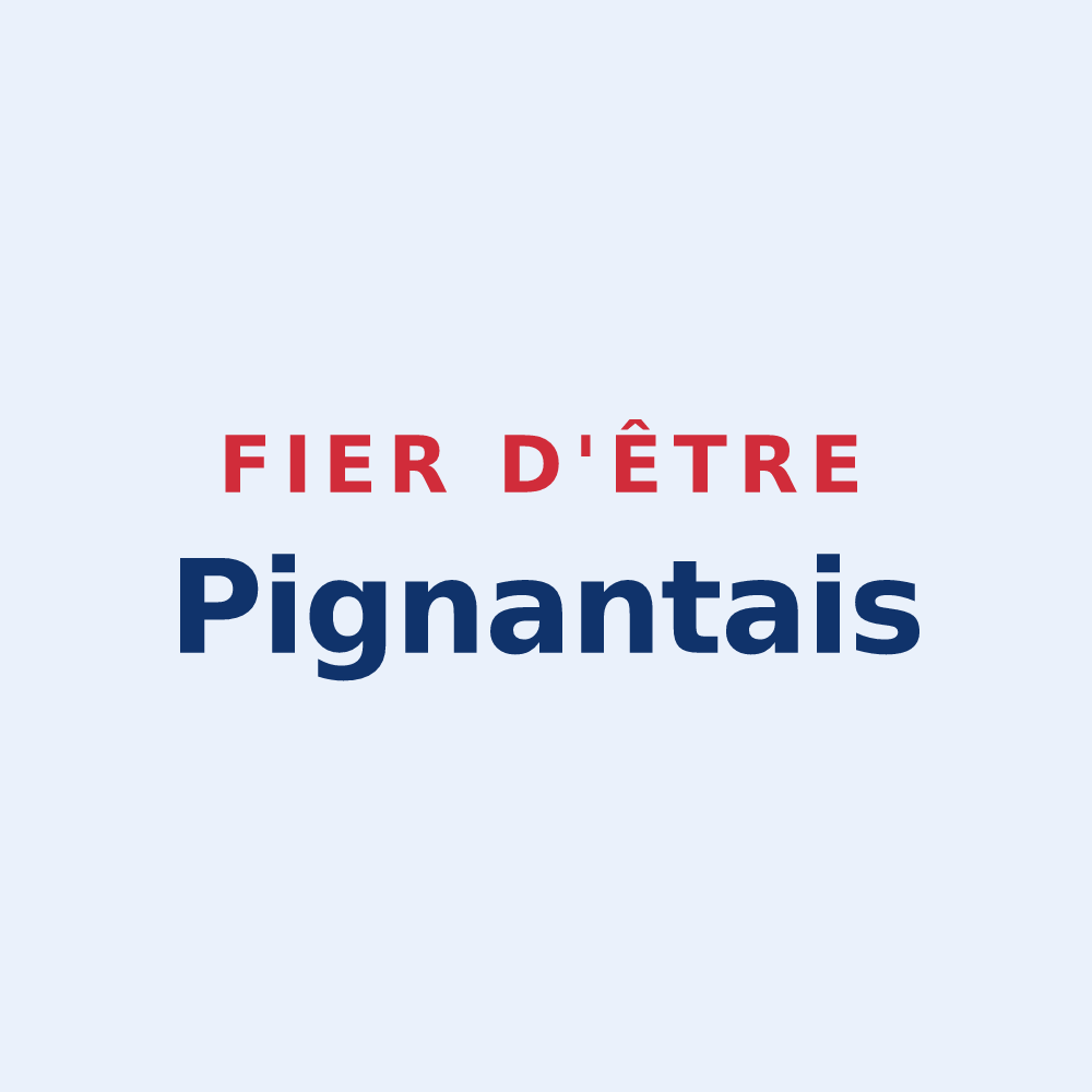 Sticker « Fier d'être Pignantais » — design pour Pignans