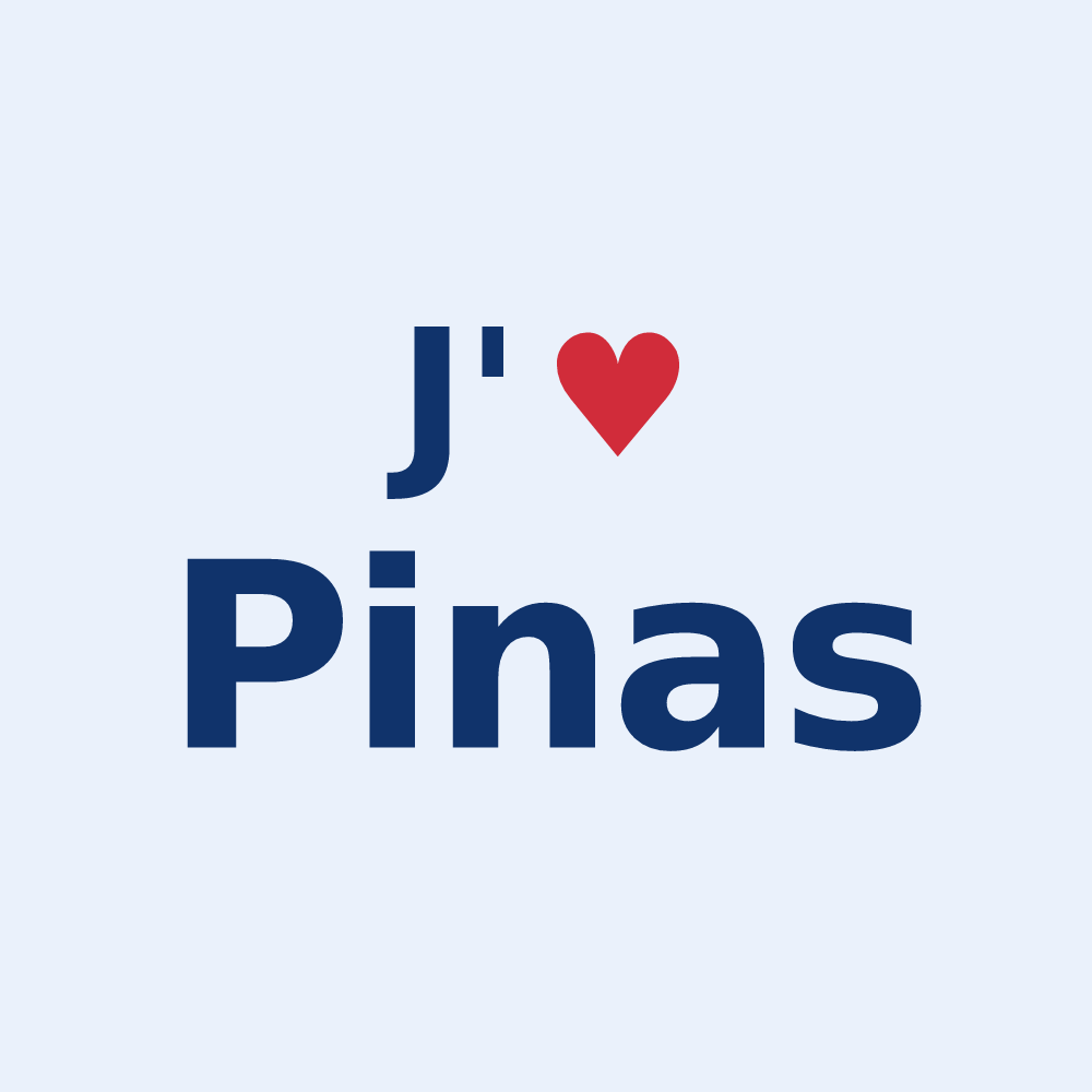 Sticker personnalisé Pinas — design J'aime Pinas