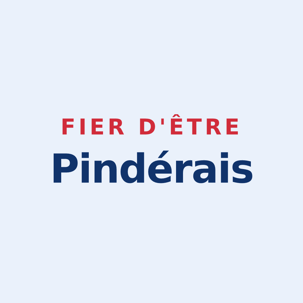 Sticker « Fier d'être Pindérais » — design pour Pindères