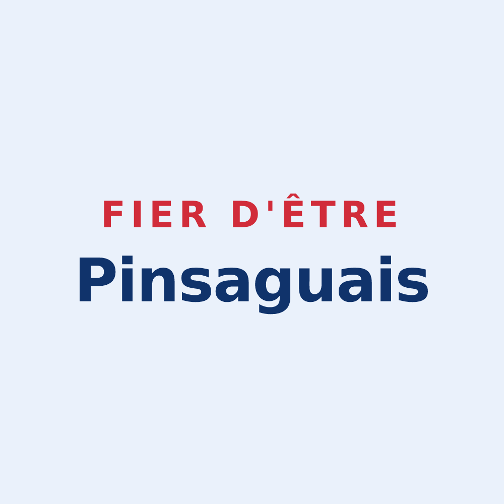 Sticker « Fier d'être Pinsaguais » — design pour Pinsac